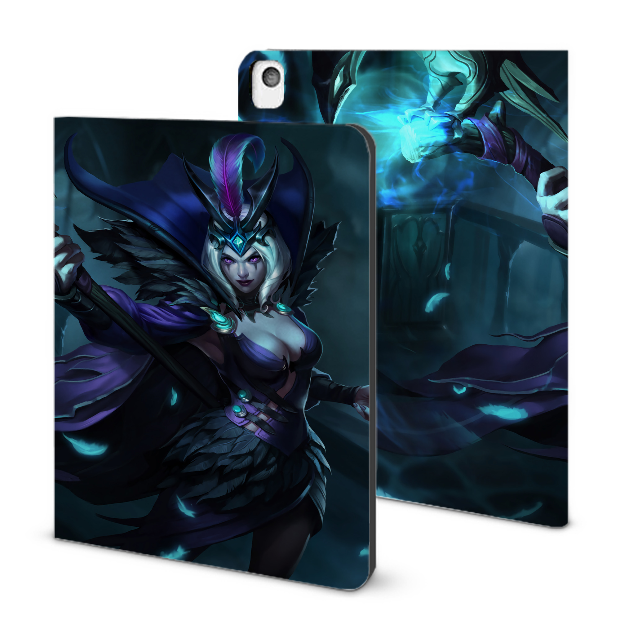 （画像用） リーグ・オブ・レジェンド League of Legends LOL IPadケース ペンホルダー付き ブックスタイルデザイン
